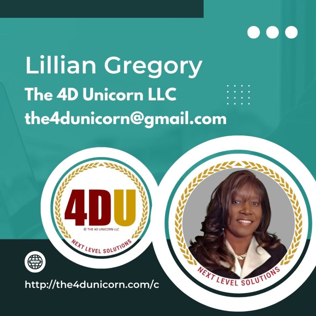 Lillian Gregory – The 4D Unicorn LLC